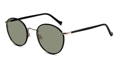 Moscot Black/gunmetal zonnebril zijkant
