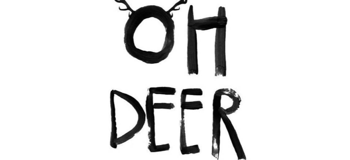 foto met tekst oh deer