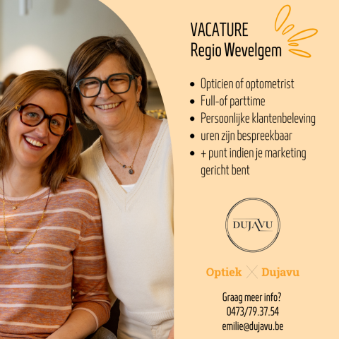 GEZOCHT! ENTHOUSIASTE OPTICIEN OPTOMETRIST