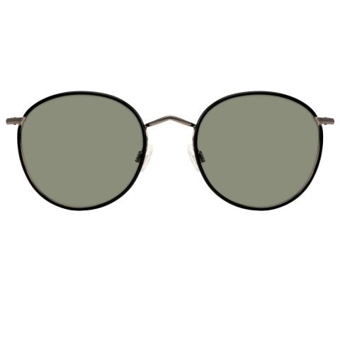 Moscot Black/gunmetal zonnebril front